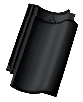 Керамическая черепица Nelskamp H 14, цвет Черный