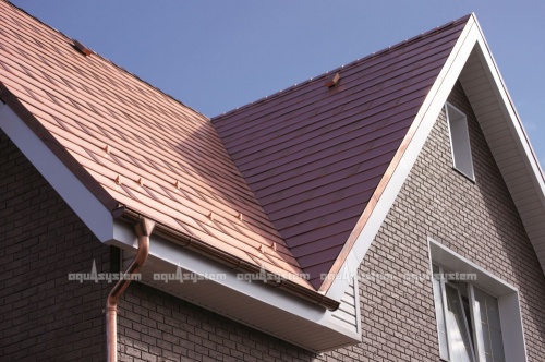 Труба водосточная AQUASYSTEM Медь D 90 мм, L 3 м